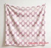 Pink Gradient GG Monogram Flannel Fleece Blanket – Wall Hanging Decor Gucci throw blanket IMG_2561